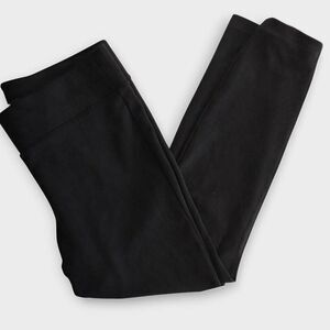 Definitions Leggings Sz 12 Womens Black Faux Suede Stretch Pants Activewear‎